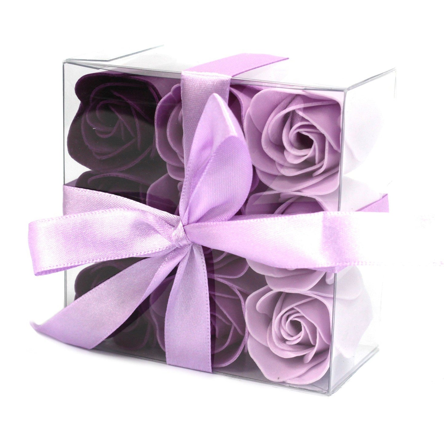 Set of 9 Lavender Rose Soap Flowers | #product_category# - OneRoofGifts