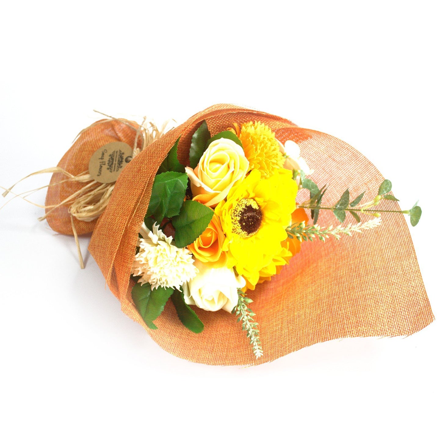 Flower Bouquet Soap, Orange, Standing | #product_category# - OneRoofGifts