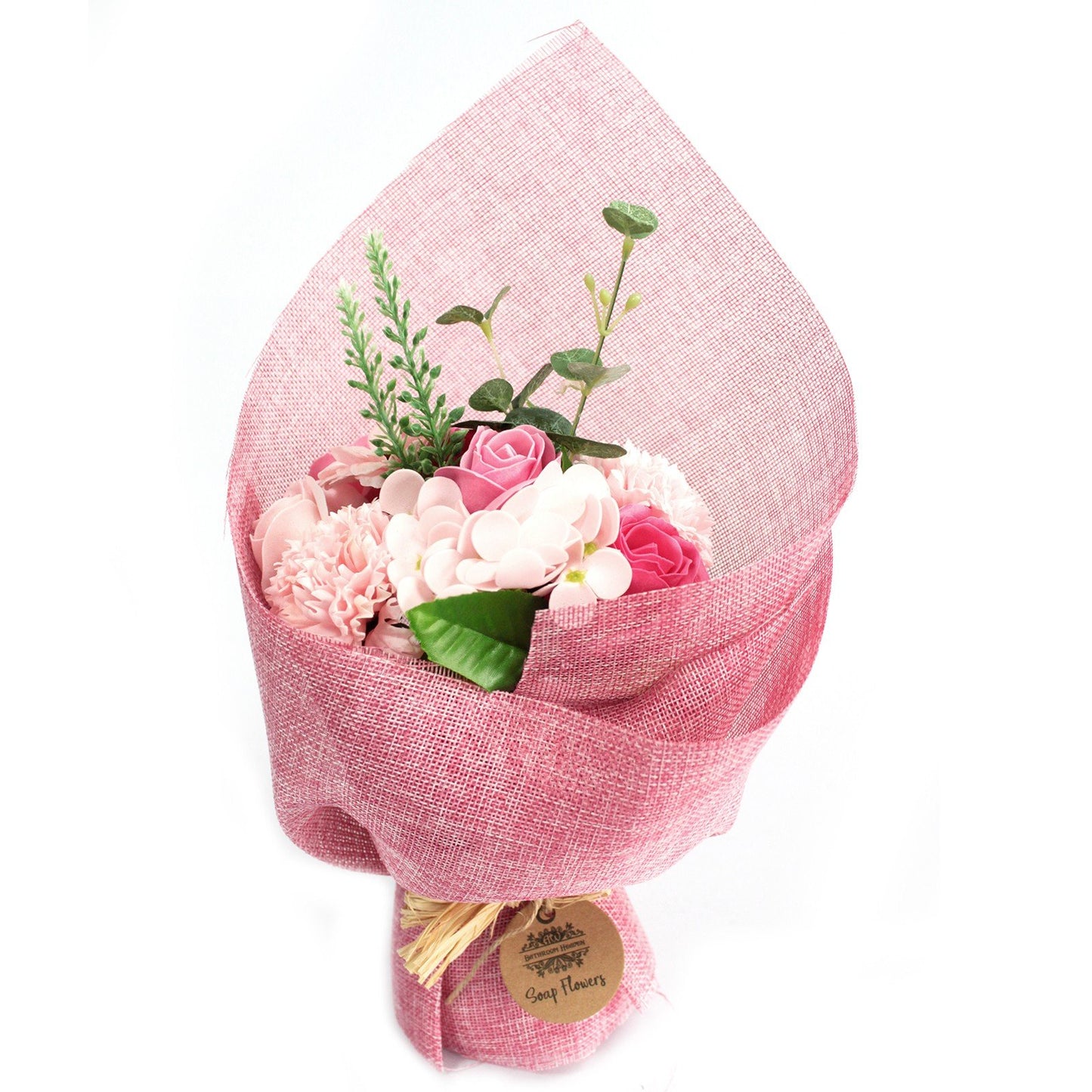 Standing Pink Soap Flower Bouquet | #product_category# - OneRoofGifts