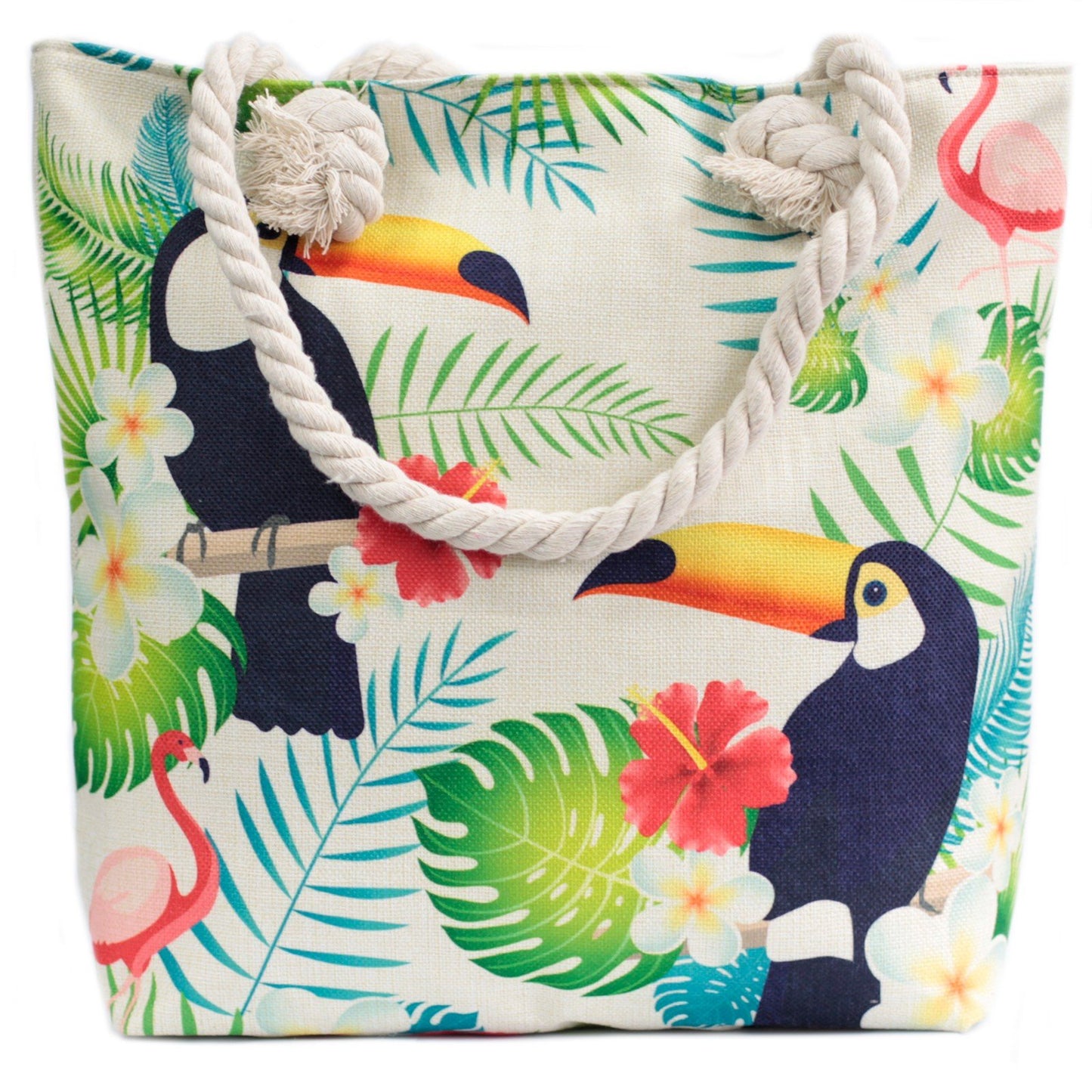 Toucan Rope Handle Tropical Bag | #product_category# - OneRoofGifts