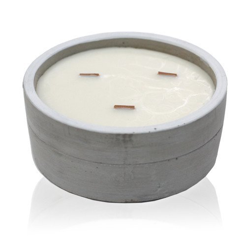 Large Round Patchouli & Dark Amber Candle | #product_category# - OneRoofGifts