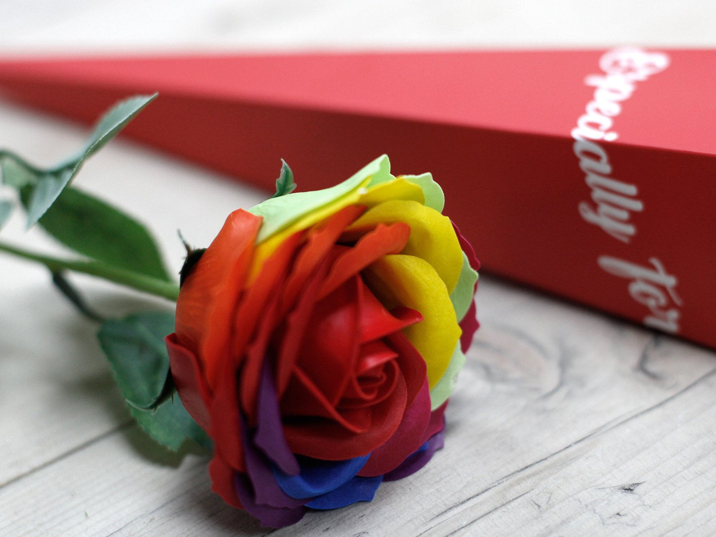 Luxury Rainbow Soap Flower | #product_category# - OneRoofGifts