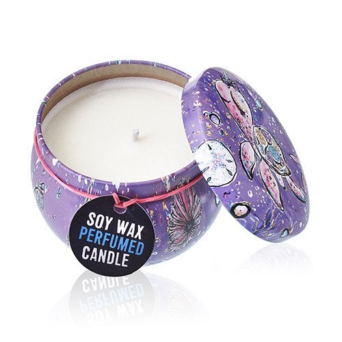 Raspberry Scented Tin Candle - Assorted Sea Life Designs | #product_category# - OneRoofGifts