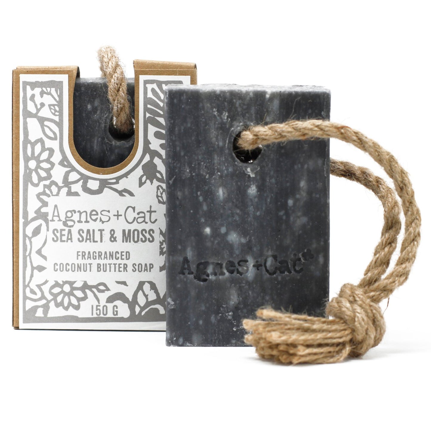 Sea Salt and Moss Soap on a Rope | #product_category# - OneRoofGifts
