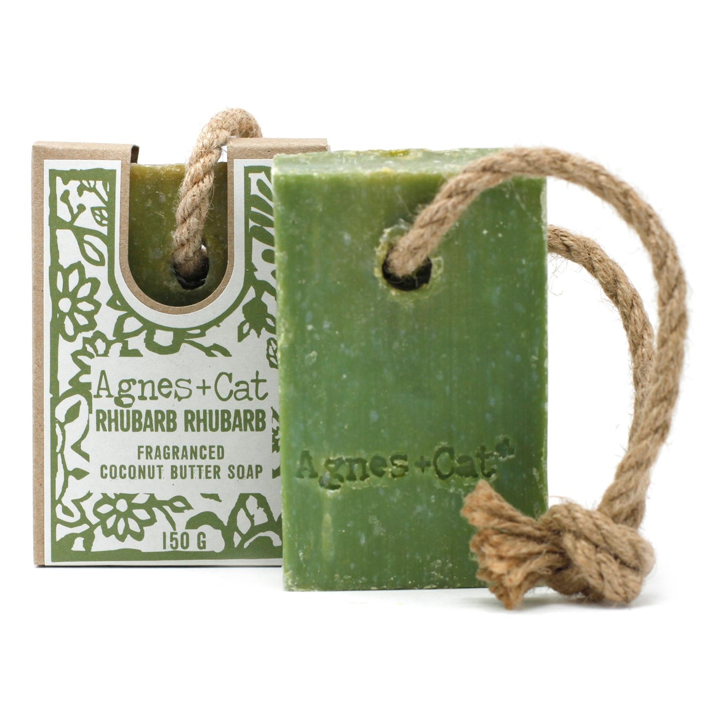 Rhubarb & Apple Handcrafted Soap on a Rope | #product_category# - OneRoofGifts