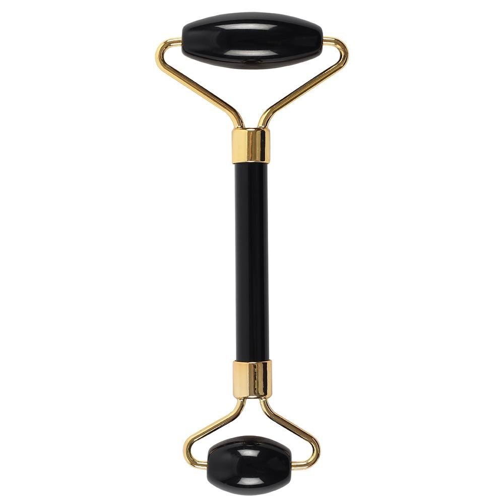 Obsidian Face Roller, Black Gemstone | #product_category# - OneRoofGifts