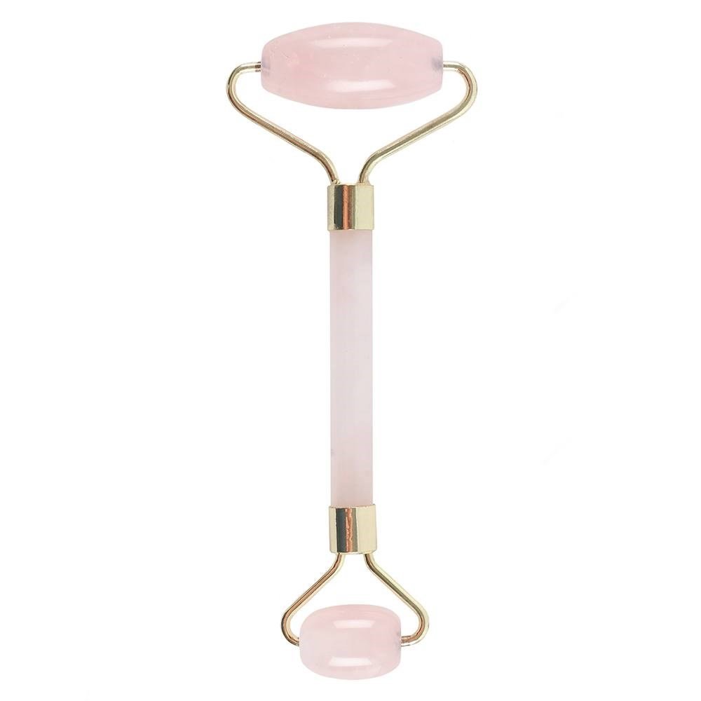 Rose Quartz Facial Roller Gemstone | #product_category# - OneRoofGifts