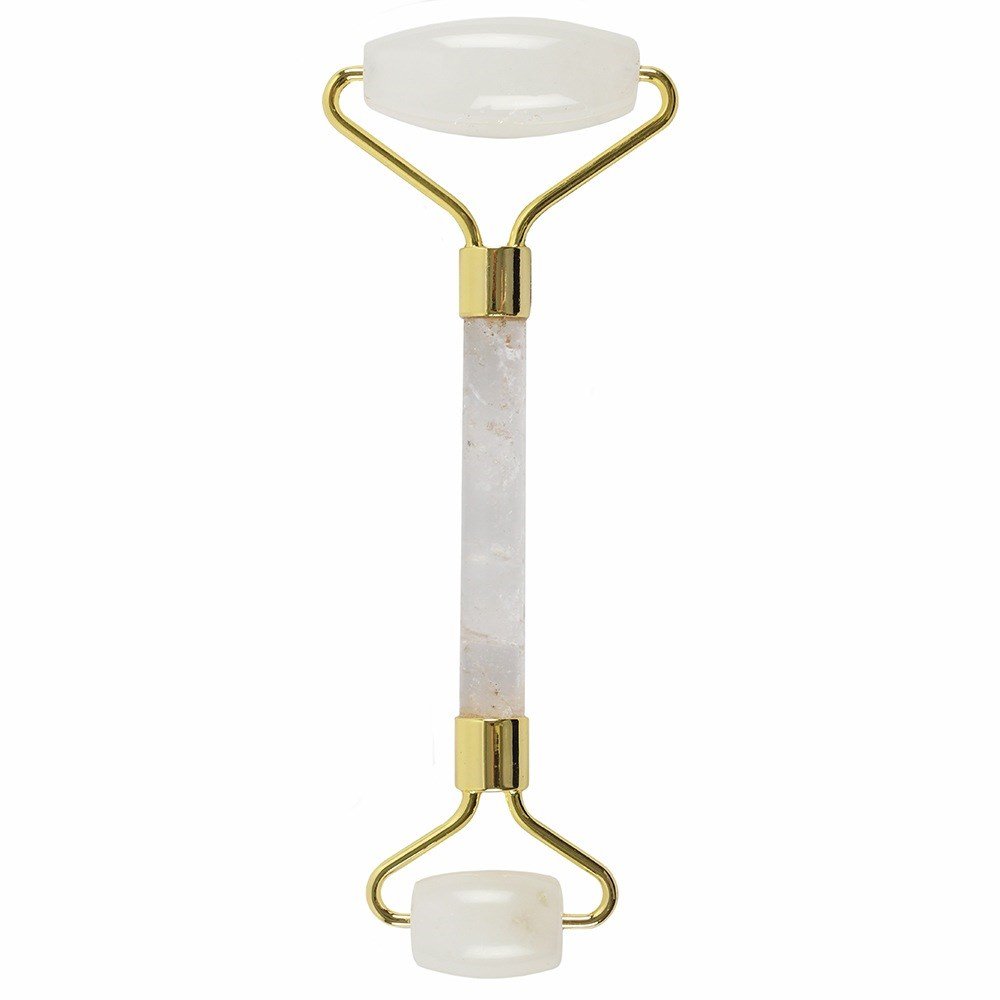 Face Roller, Rock Quartz Gemstone | #product_category# - OneRoofGifts