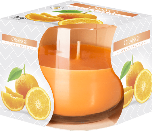 Orange Scented Candle in Glass Jar | #product_category# - OneRoofGifts