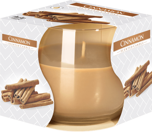 Cinnamon Scented Candle in Glass Jar | #product_category# - OneRoofGifts