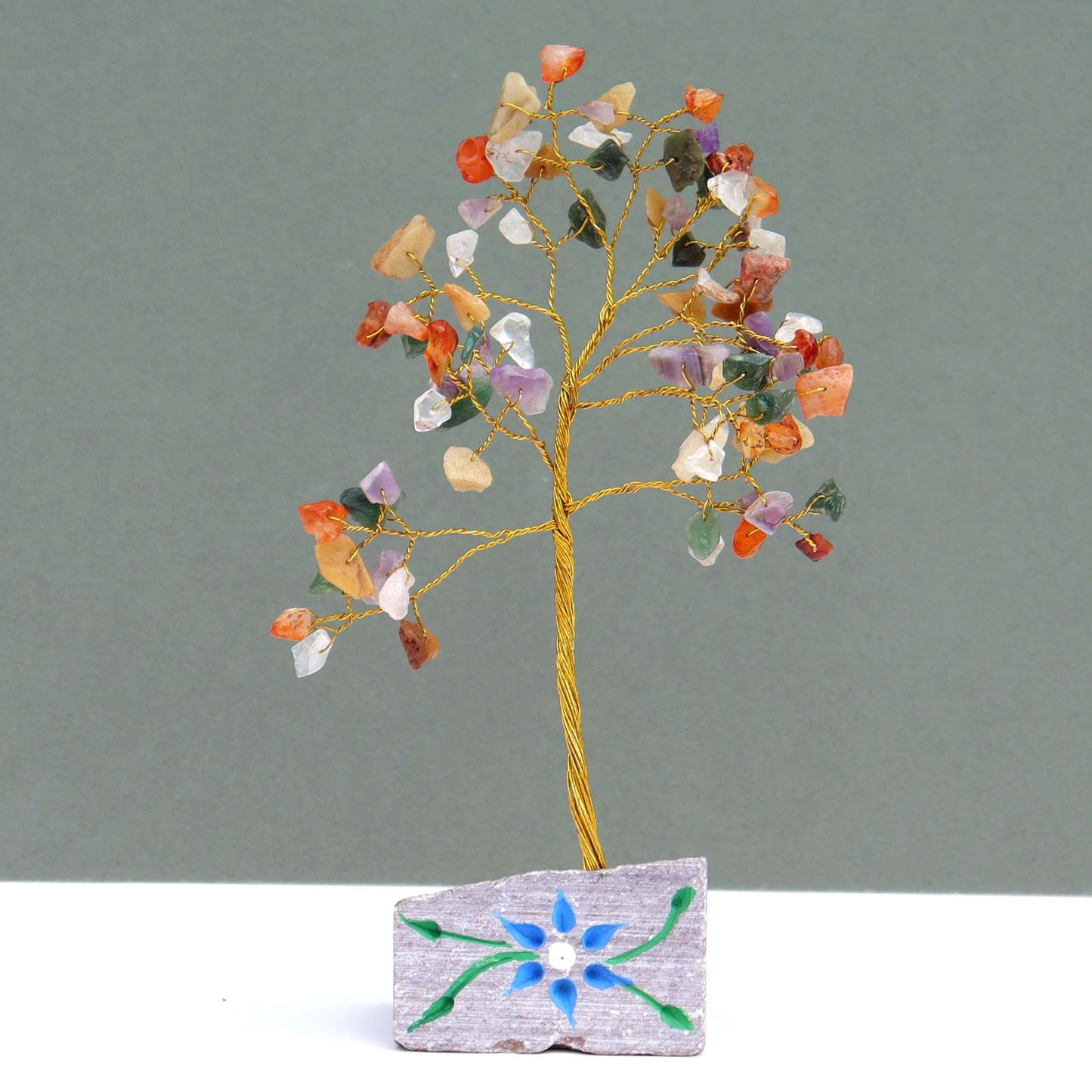 80 - Stone Multi - Gemstone Tree | #product_category# - OneRoofGifts