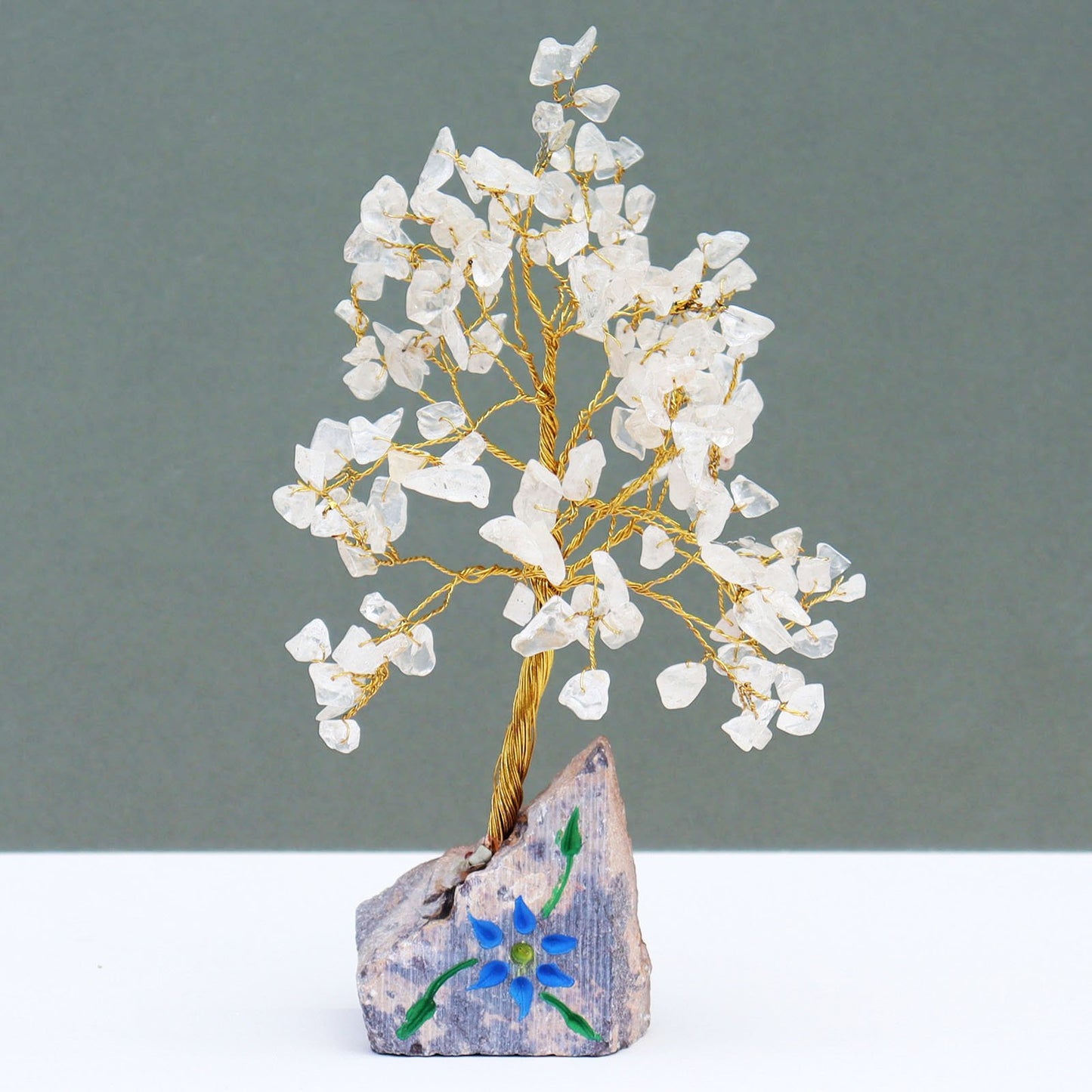 160 - Stone Rock Crystal Gemstone Tree | #product_category# - OneRoofGifts
