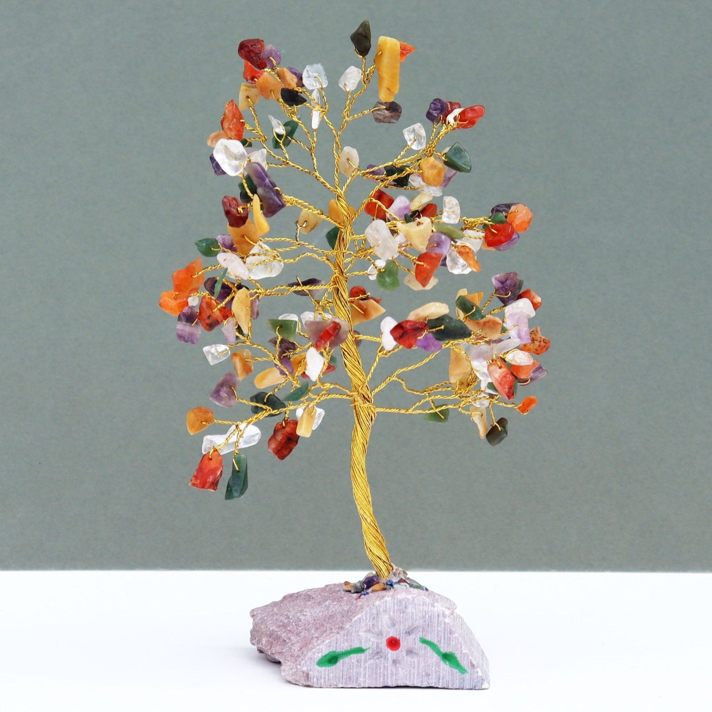 160 - Stone Multi - Gemstone Tree | #product_category# - OneRoofGifts