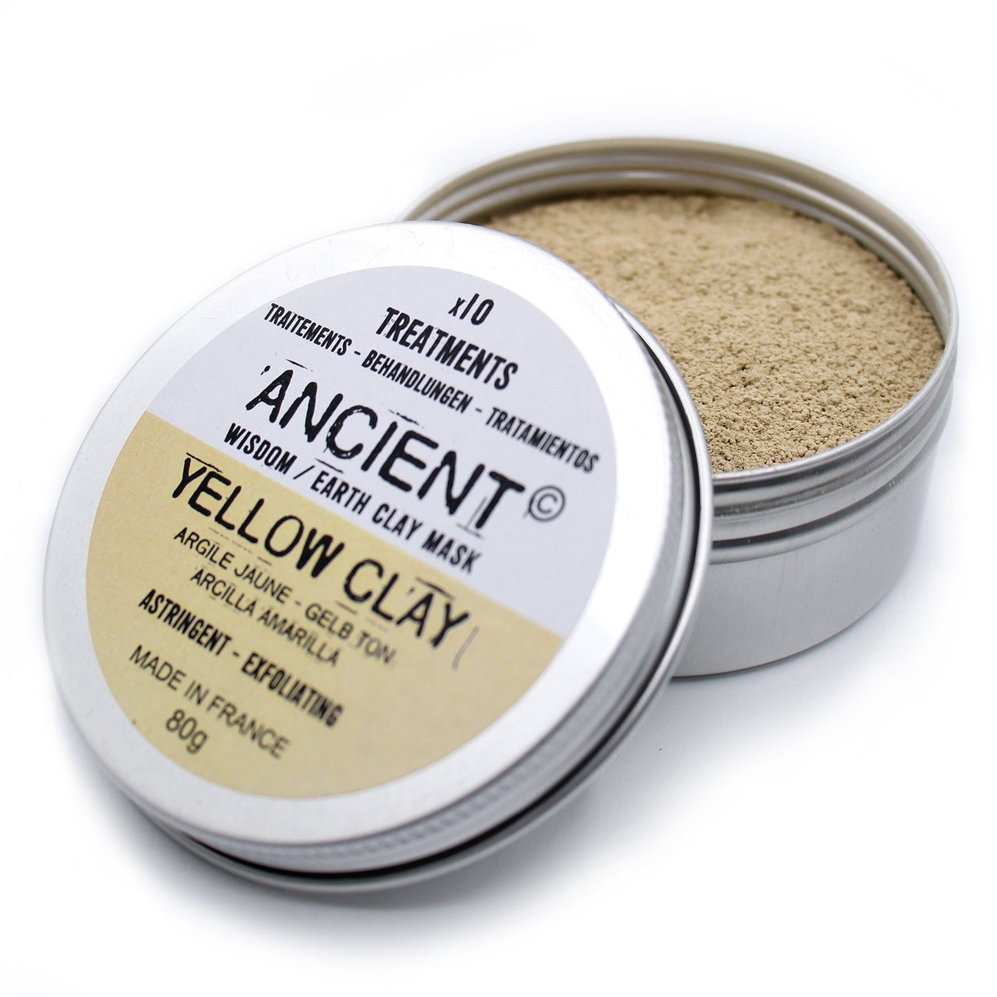 80g Yellow Face & Body Clay | #product_category# - OneRoofGifts