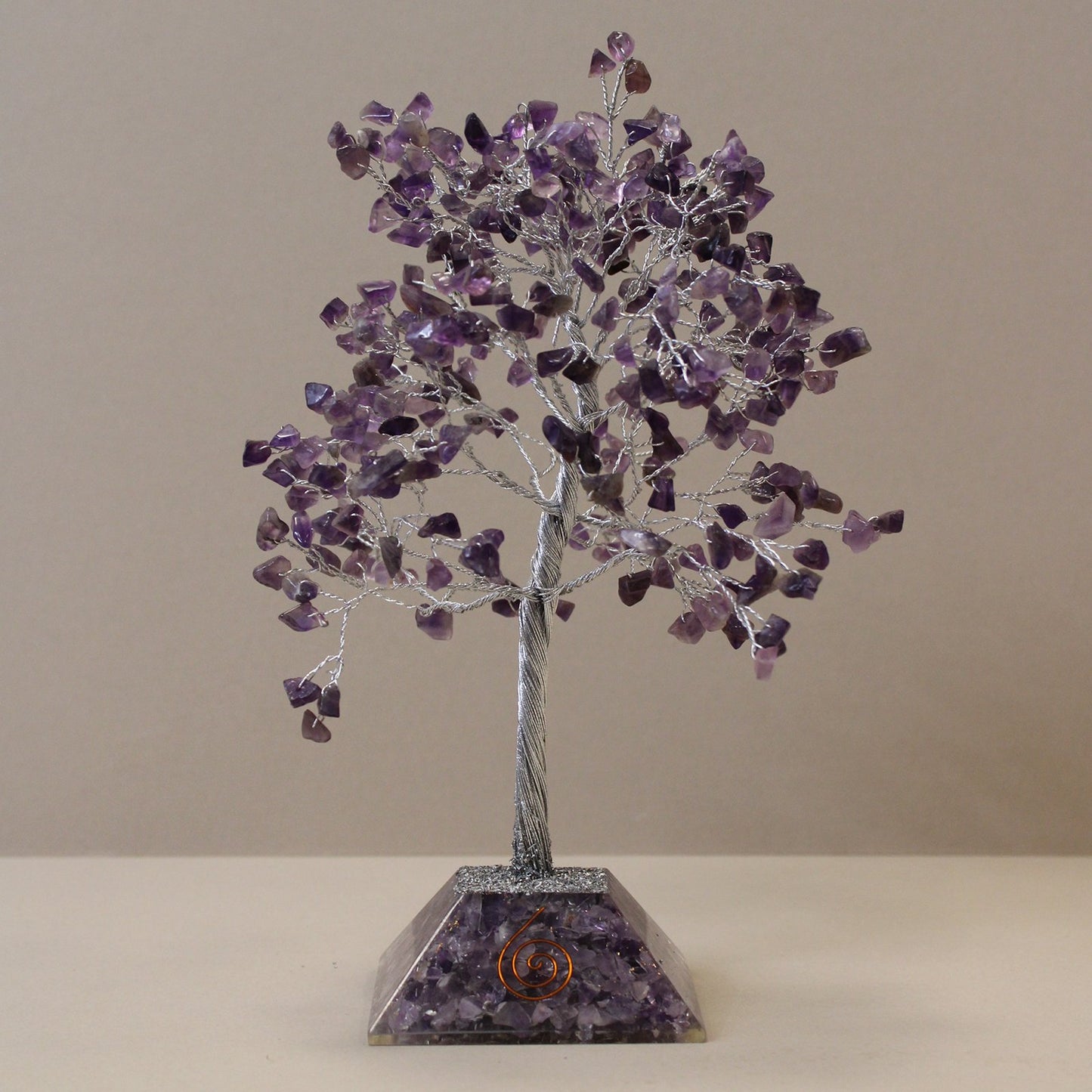 320 - Stone Amethyst Gemstone Tree with Organite Base | #product_category# - OneRoofGifts