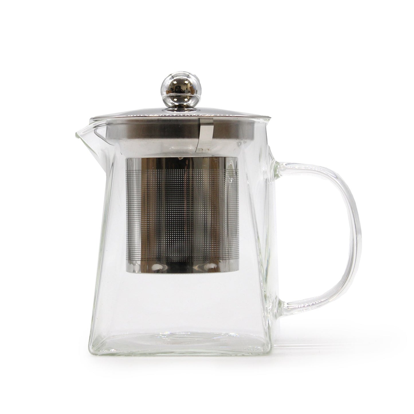 350ml Tower - Shaped Glass Infuser Teapot | #product_category# - OneRoofGifts