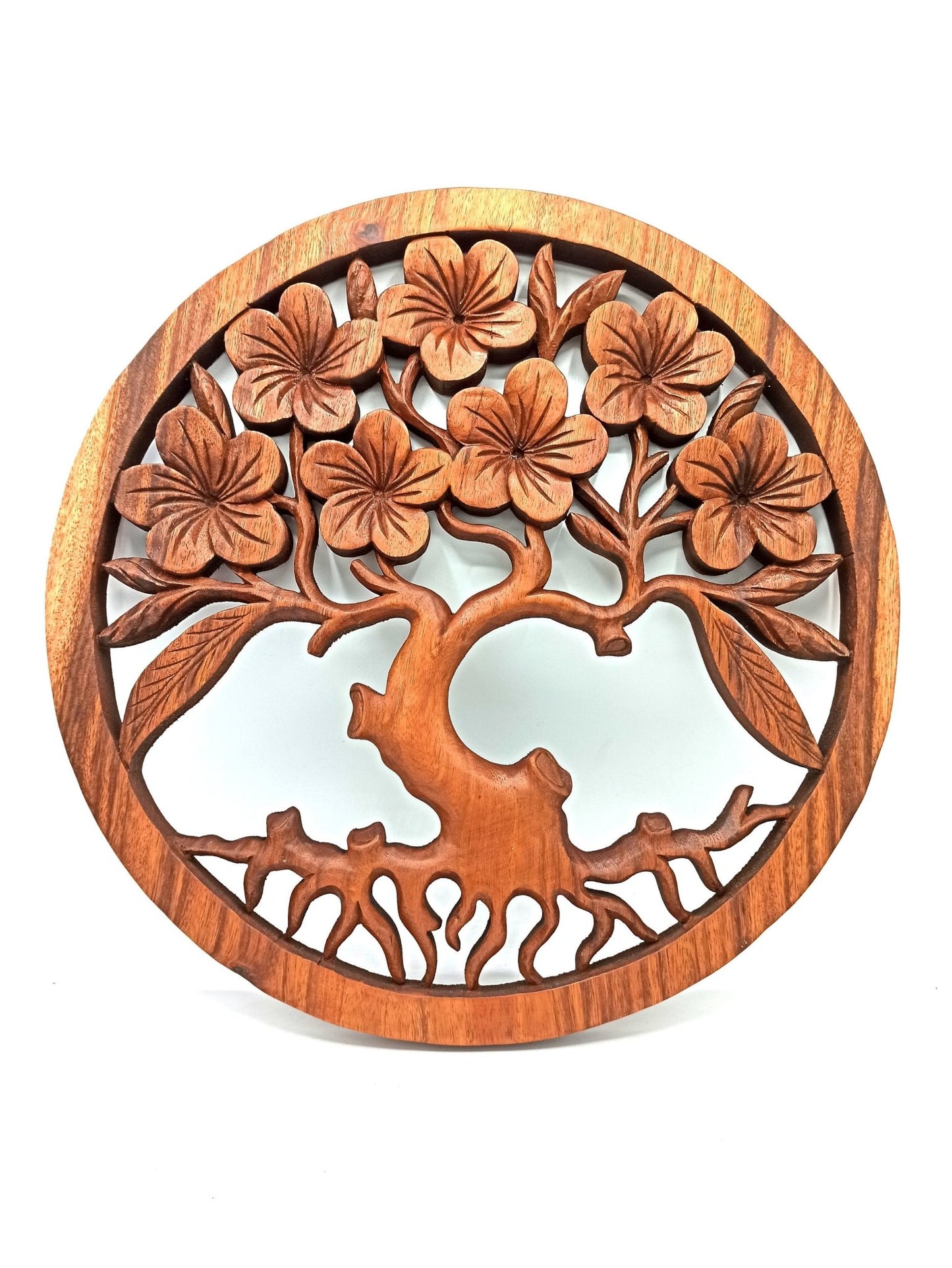 40cm Tree of Life Frangipani Wall Panel | #product_category# - OneRoofGifts