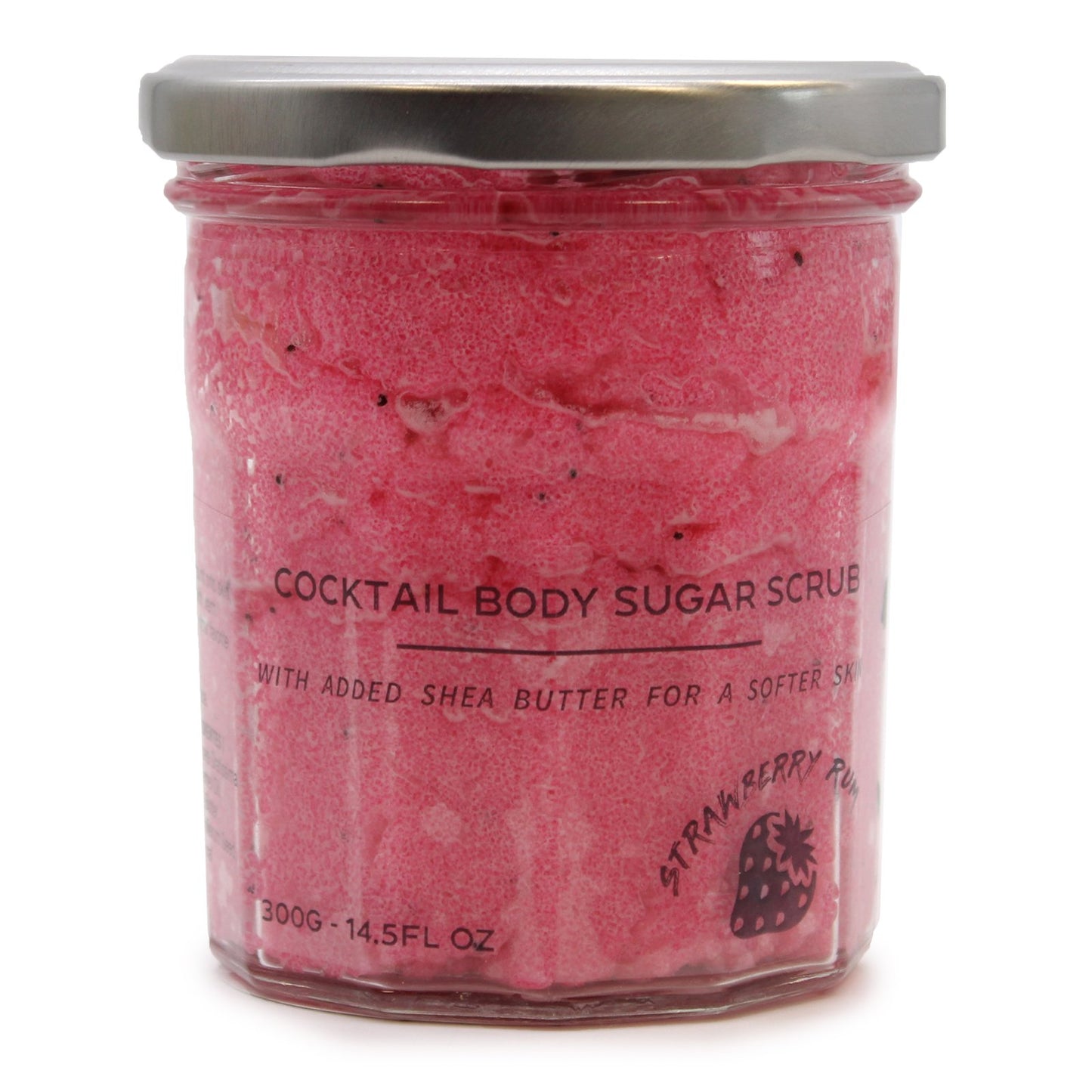 300g Strawberry Rum Sugar Body Scrub with Fragrance | #product_category# - OneRoofGifts