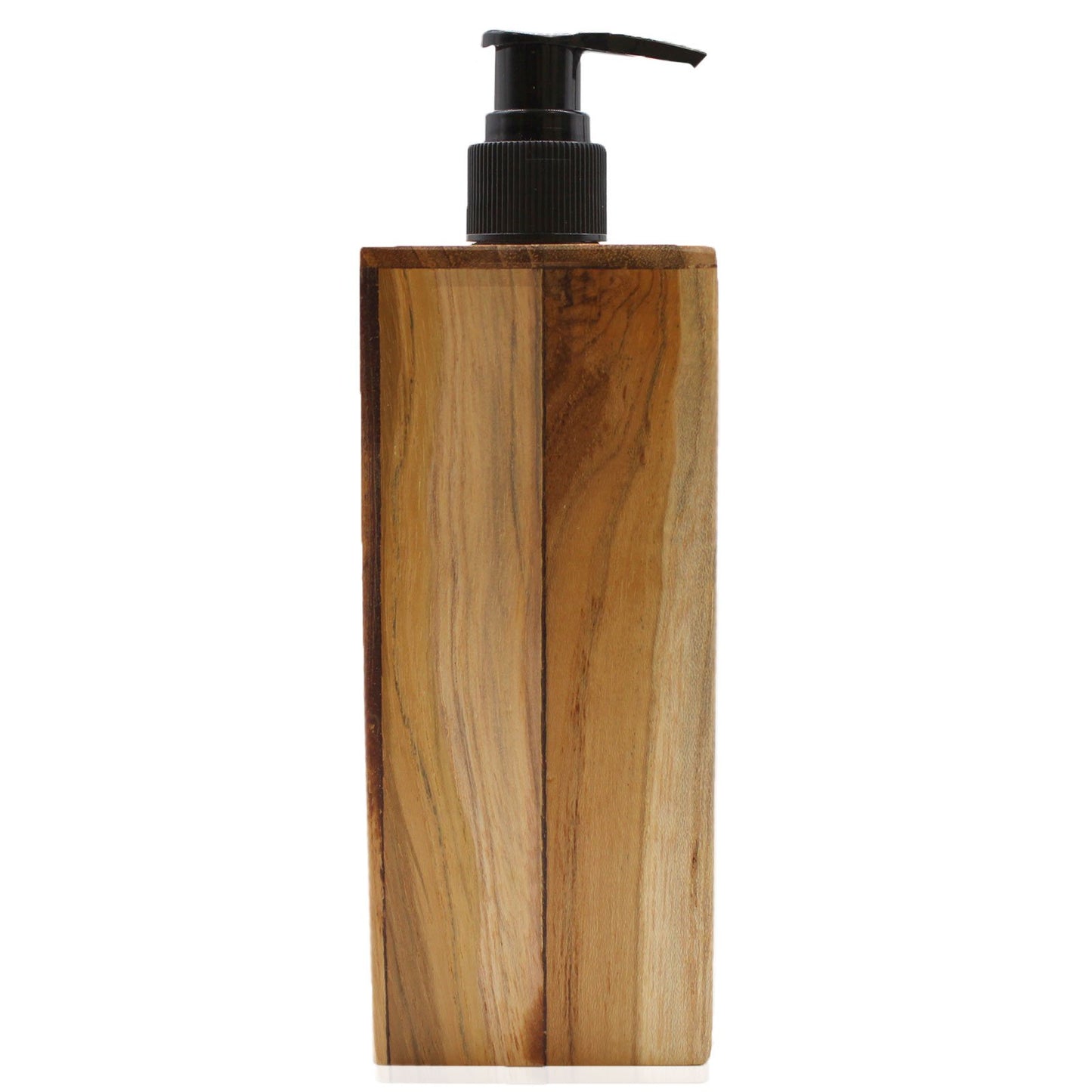 Teakwood Soap Dispenser, Square | #product_category# - OneRoofGifts