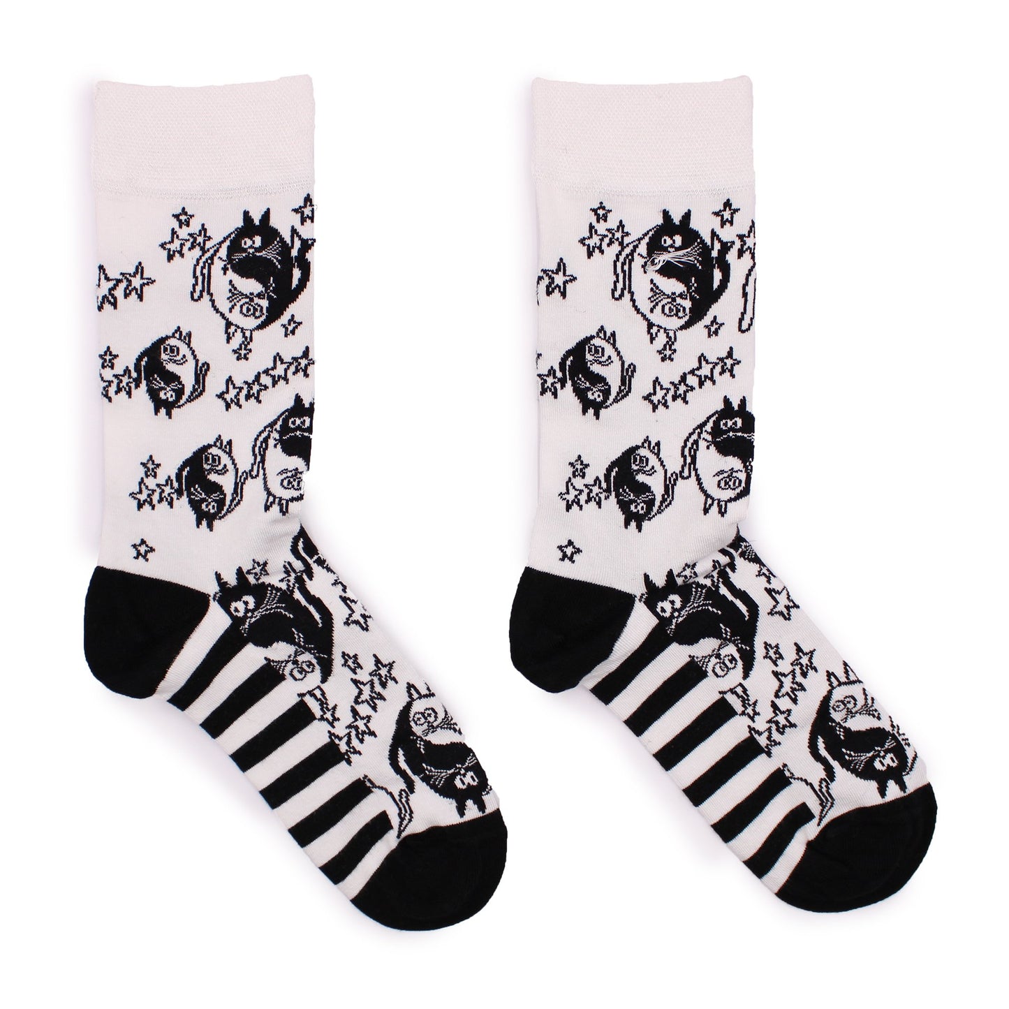 M/L Hop Hare Ying Yang Bamboo Socks | #product_category# - OneRoofGifts