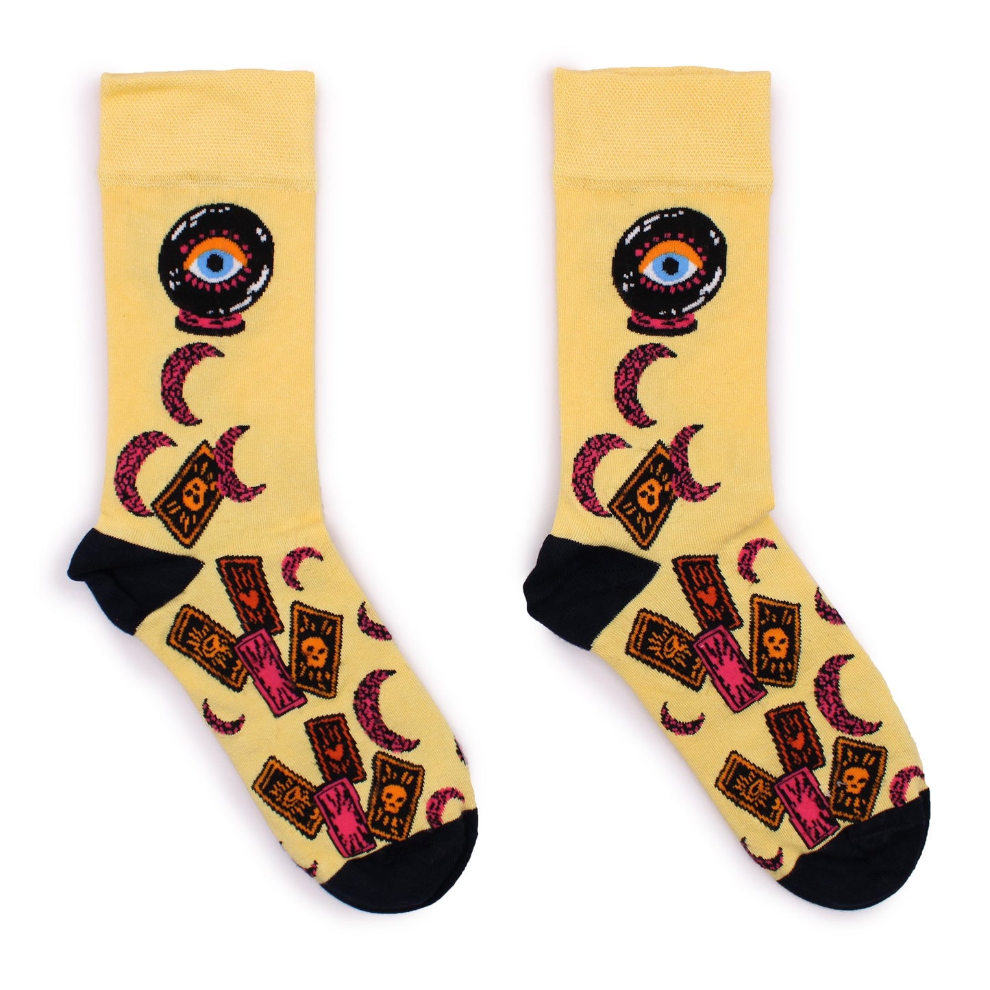 Medium/Large Hop Hare Tarot Cards Bamboo Socks | #product_category# - OneRoofGifts