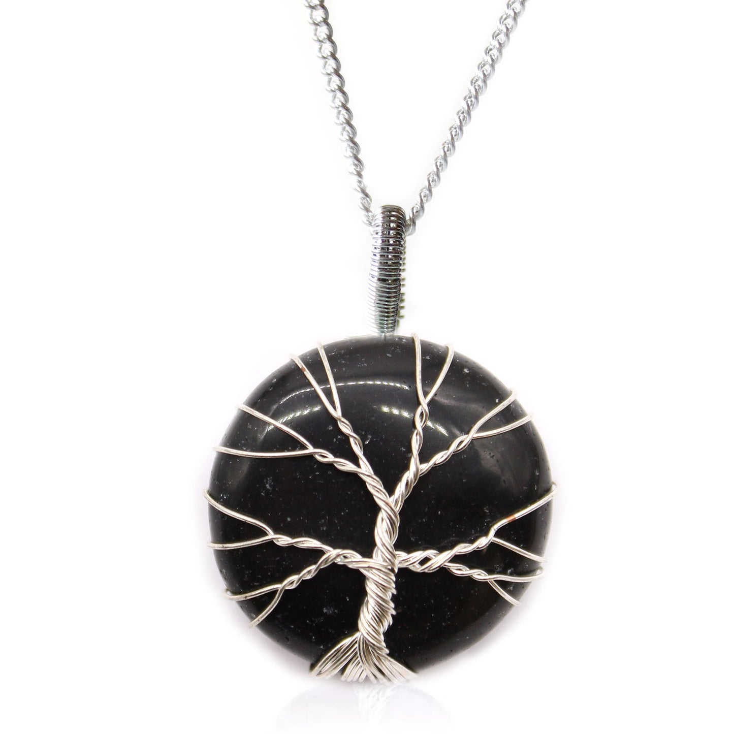Black Onyx Gemstone Necklace by Tree of Life | #product_category# - OneRoofGifts
