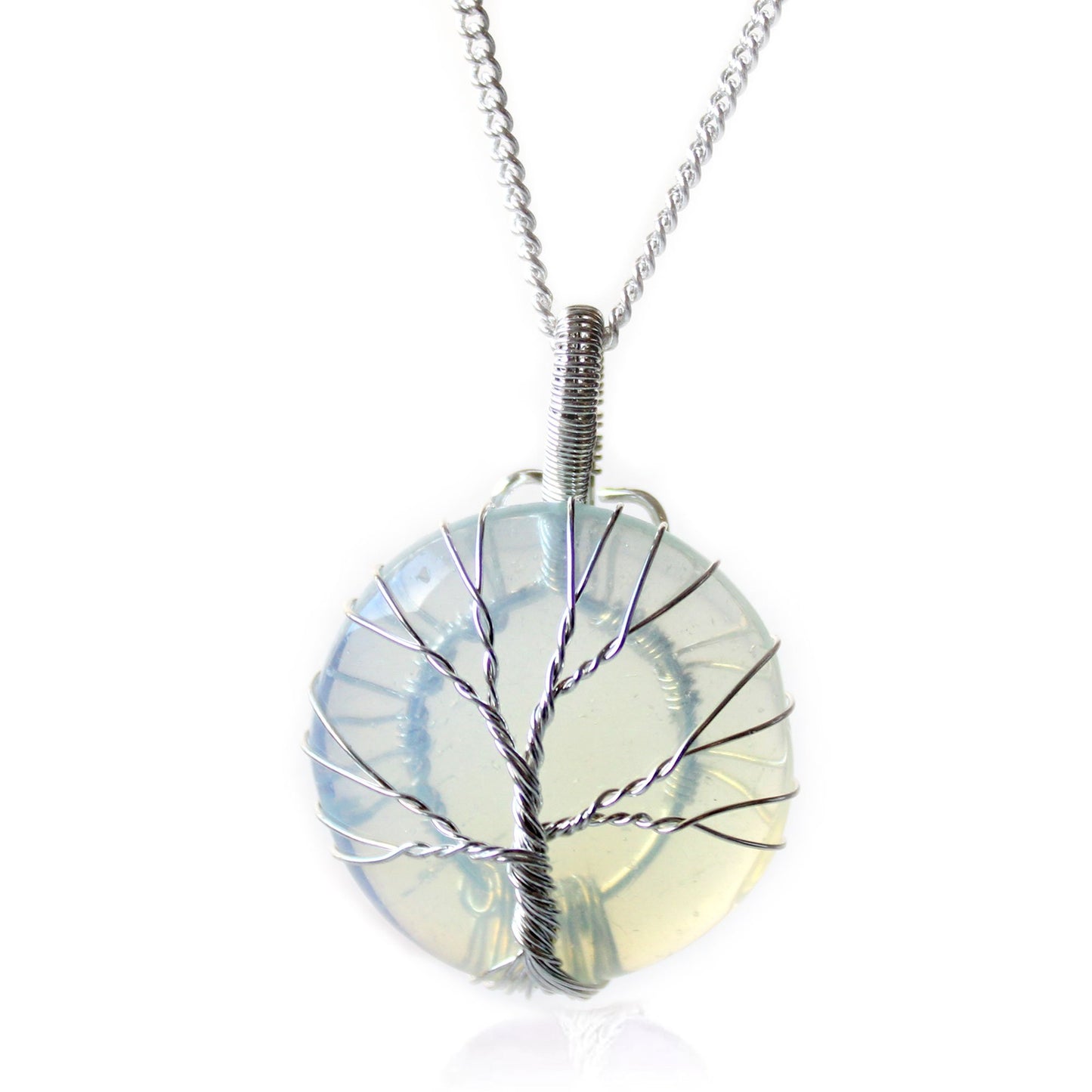 Opalite Gemstone Necklace - Tree of Life | #product_category# - OneRoofGifts