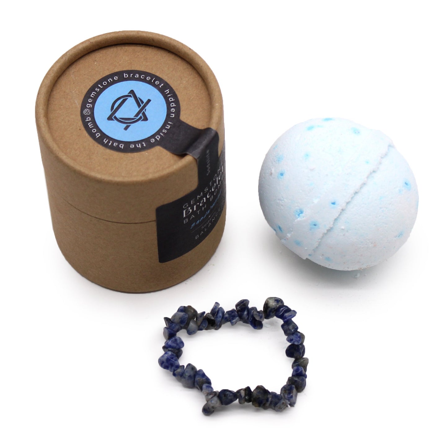 Sodalite Gemstone Bracelet Bath Bomb | #product_category# - OneRoofGifts