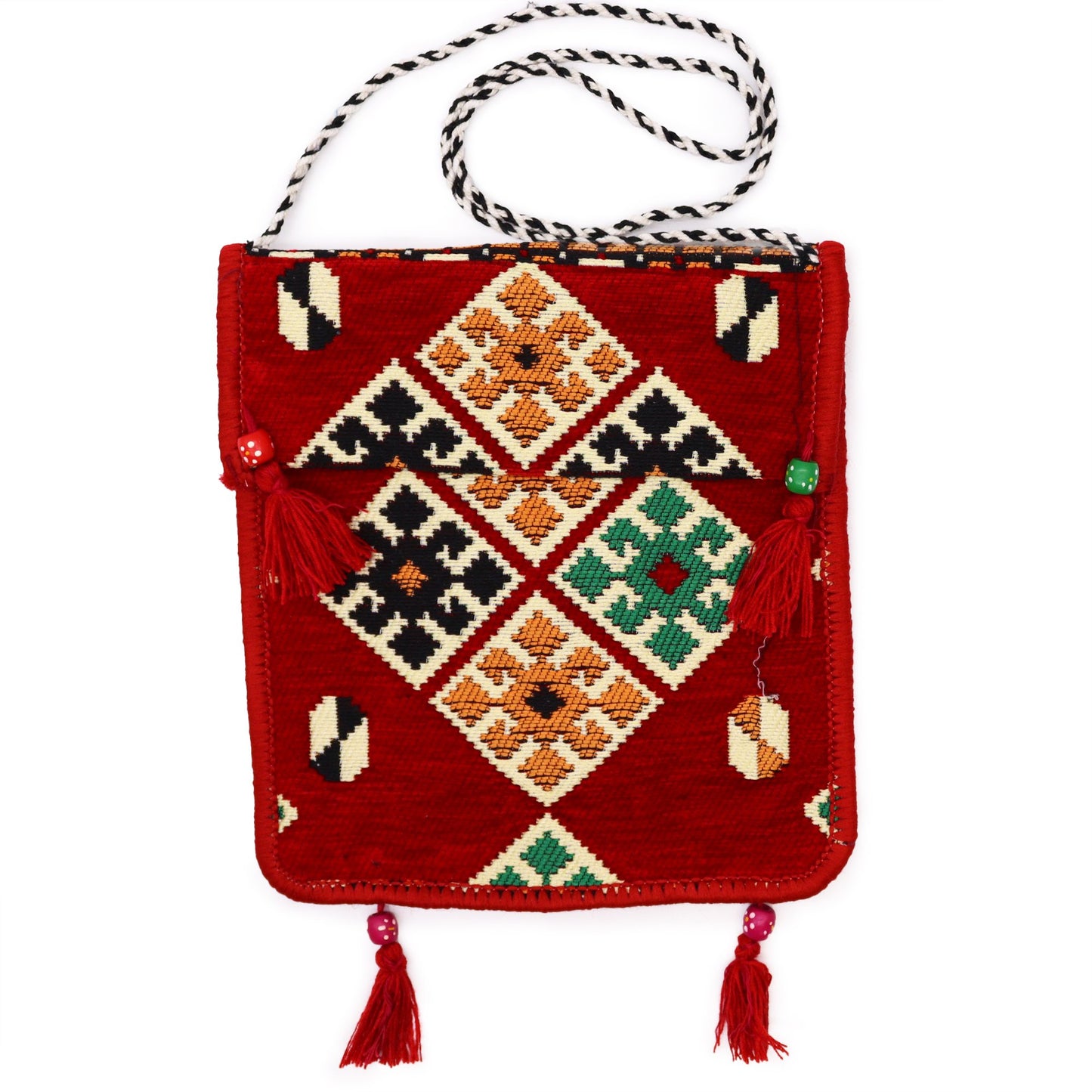 Kilim Messenger Bag - Red | #product_category# - OneRoofGifts