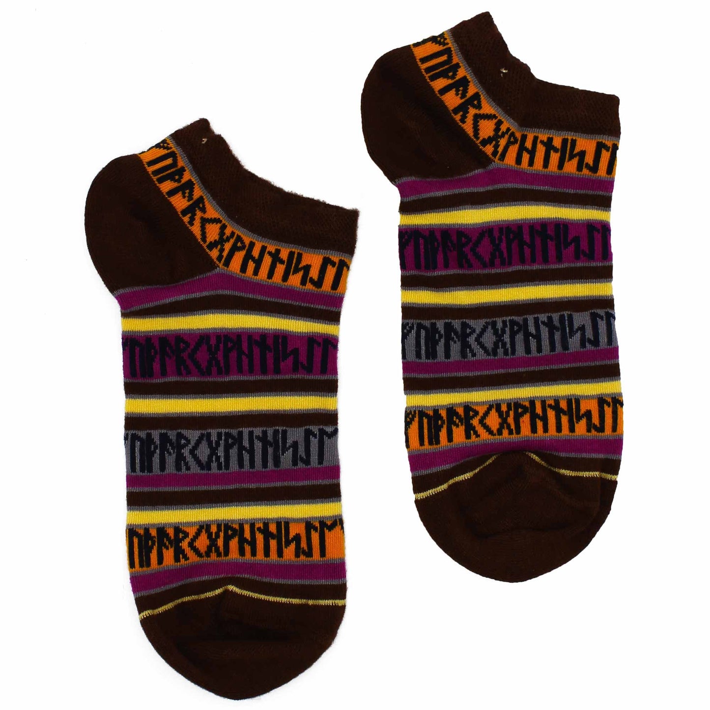 M/L (Size 7.5 - 11.5) Hop Hare Bamboo Low Cut Socks - Rune Stones | #product_category# - OneRoofGifts