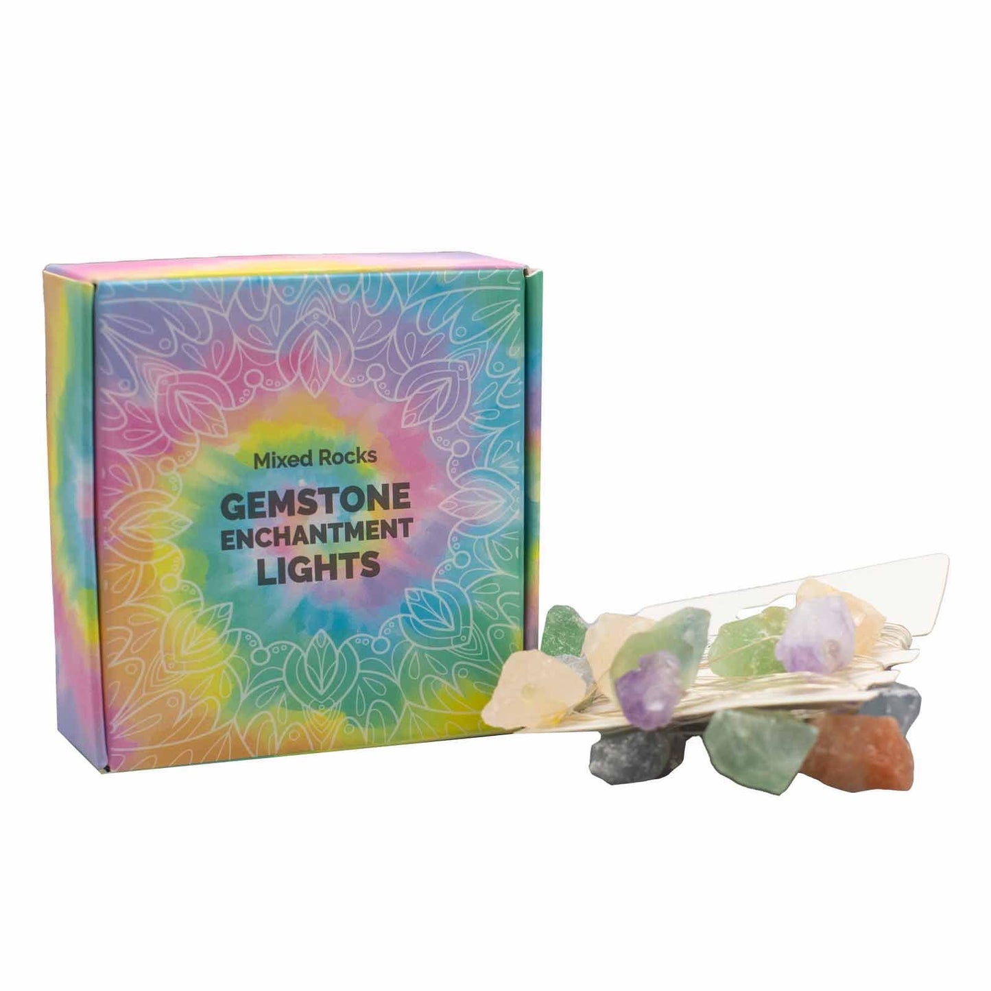 Assorted Natural Stones Gemstone Enchantment Lights | #product_category# - OneRoofGifts