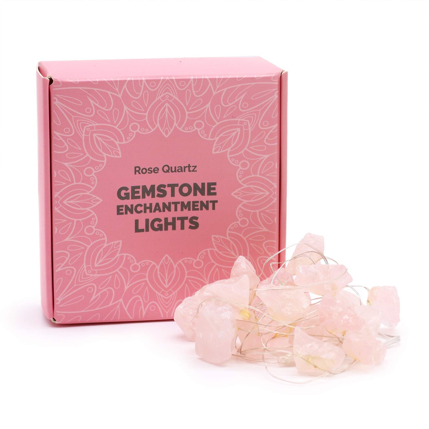 Rose Quartz Enchantment Gemstone Lights | #product_category# - OneRoofGifts
