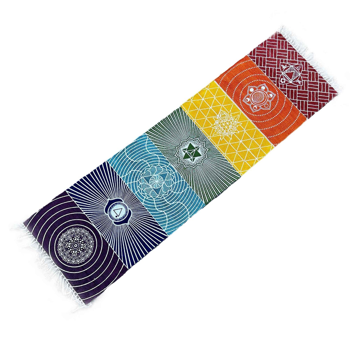 60x200 cm Yoga Rug with 7 Chakra Design | #product_category# - OneRoofGifts
