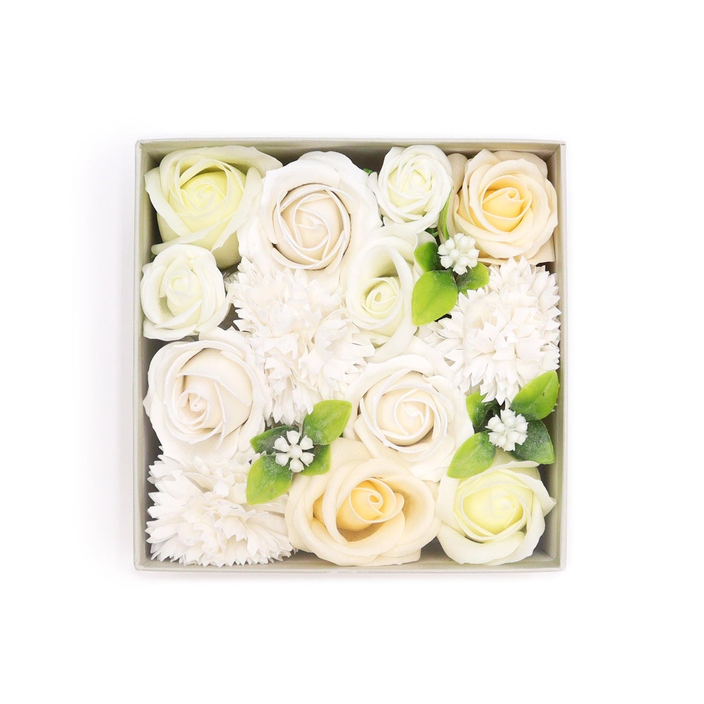 Wedding Blessings Square Box in White & Ivory | #product_category# - OneRoofGifts