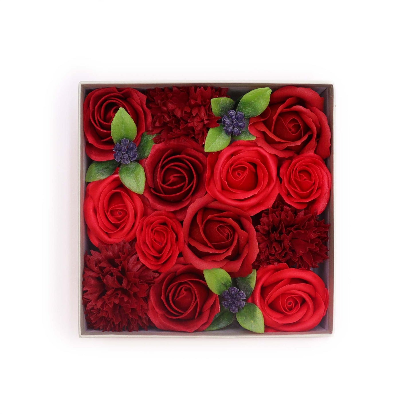 Classic Red Roses in Square Box | #product_category# - OneRoofGifts