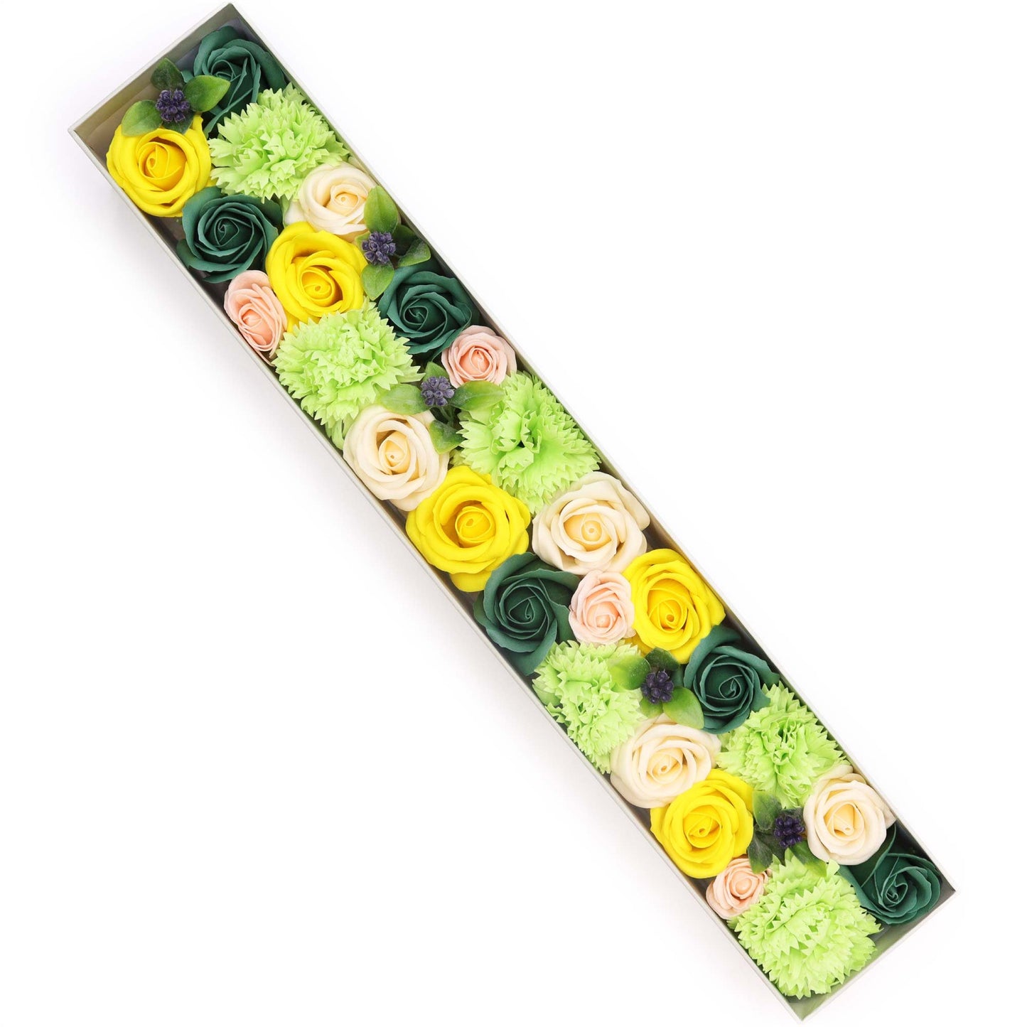 Spring Celebrations Extra Long Box in Yellow & Green | #product_category# - OneRoofGifts