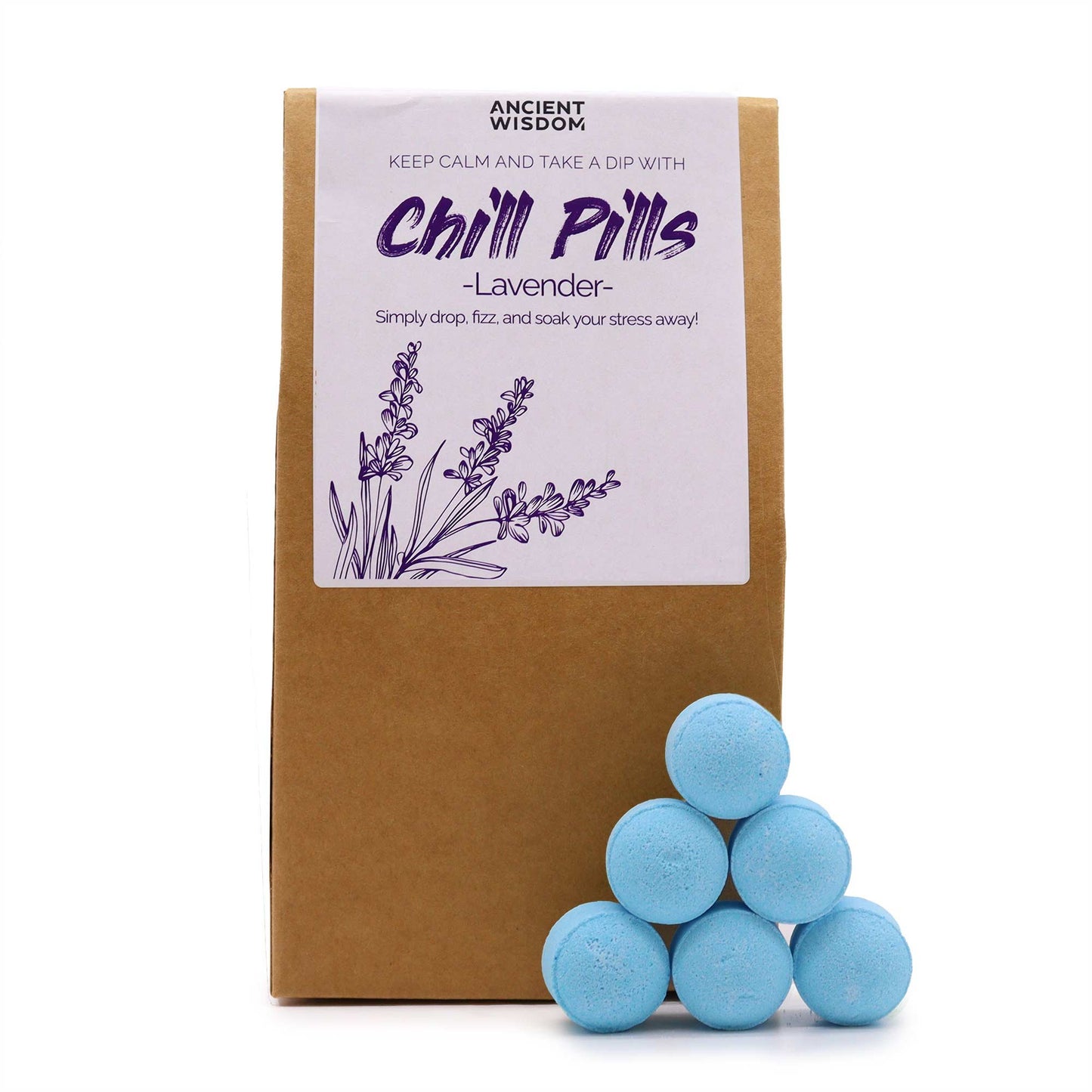 350g Chill Pills Gift Pack - Lavender | #product_category# - OneRoofGifts
