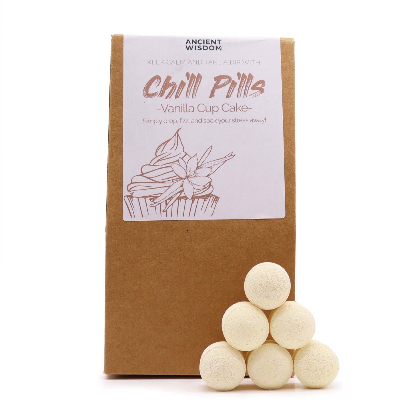 350g Chill Pills Gift Pack - Vanilla Cupcake | #product_category# - OneRoofGifts