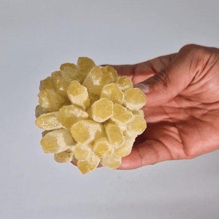 Ghost Quartz Cluster, Yellow