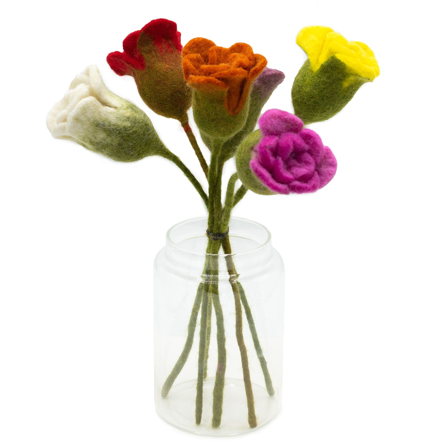 Felt Roses, Assorted Colors | #product_category# - OneRoofGifts