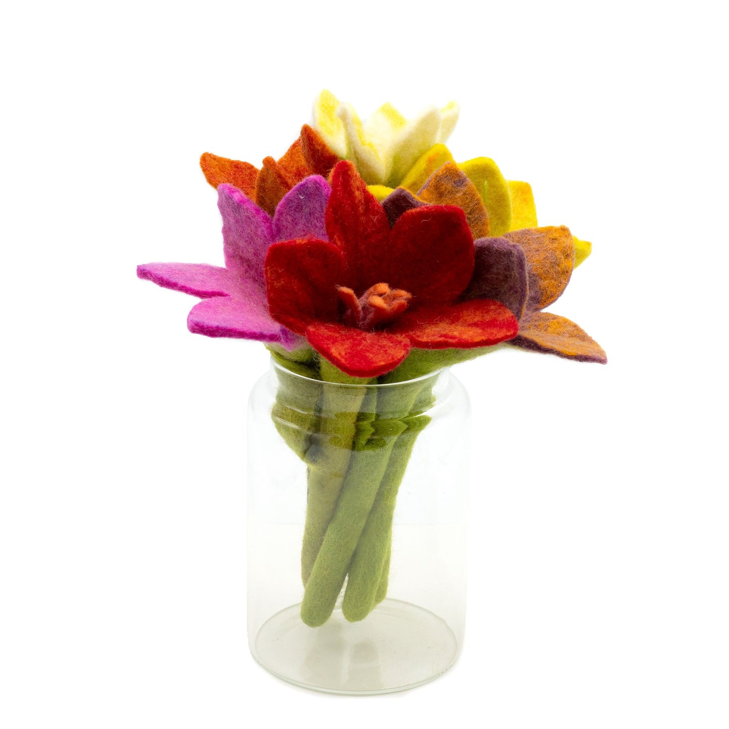 Assorted Colors Felt Lily Flowers | #product_category# - OneRoofGifts