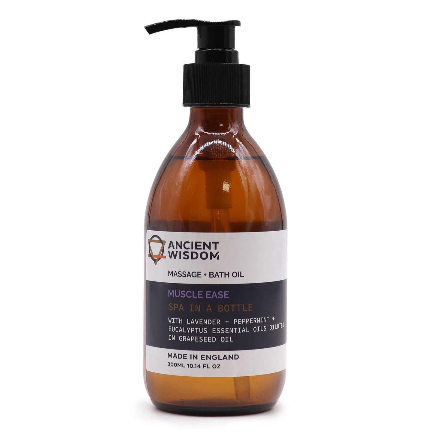 300ml Aromatherapy Massage and Bath Oil - Muscle Ease | #product_category# - OneRoofGifts