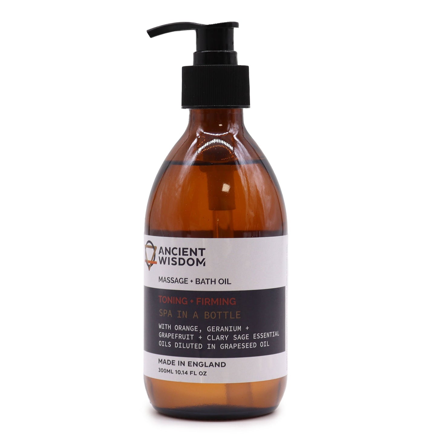300ml Toning and Firming Aromatherapy Massage and Bath Oil | #product_category# - OneRoofGifts
