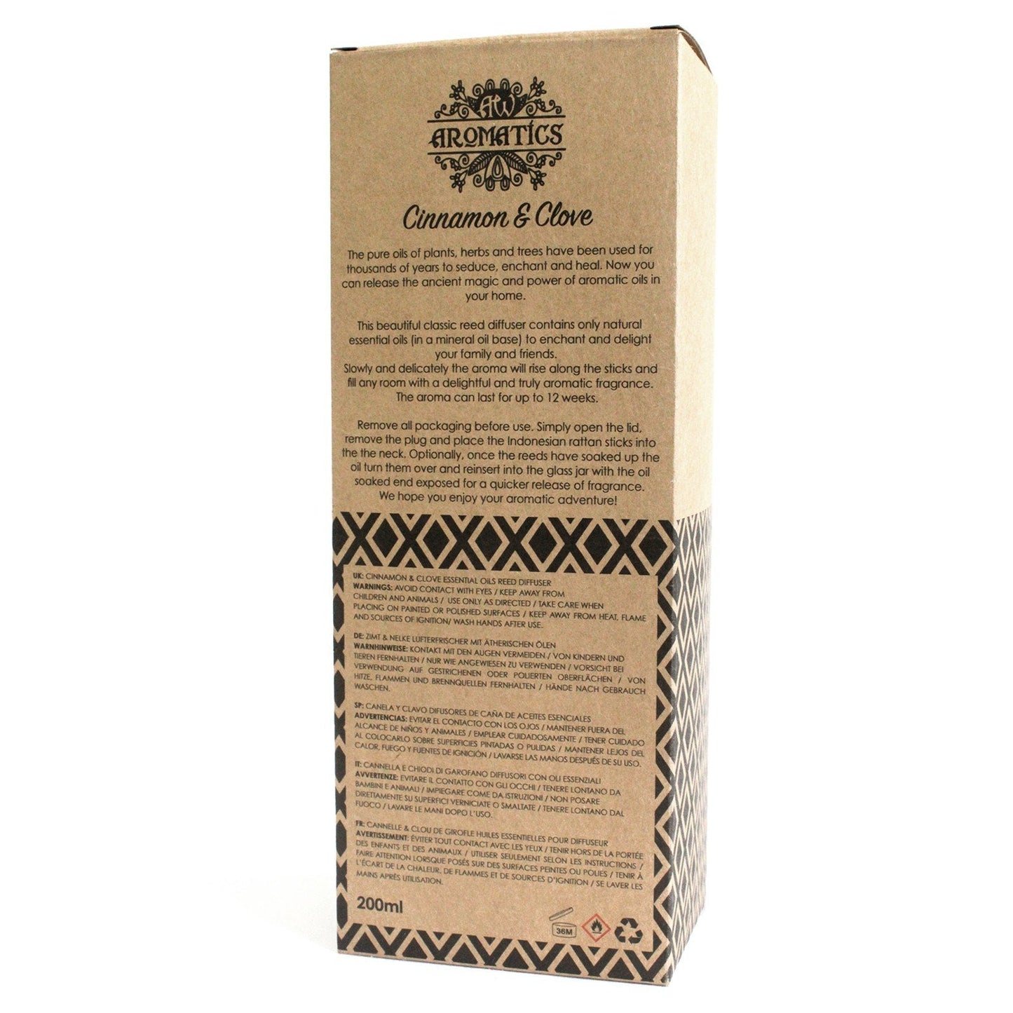 200ml Essential Oil Diffuser, Cinnamon and Clove | #product_category# - OneRoofGifts
