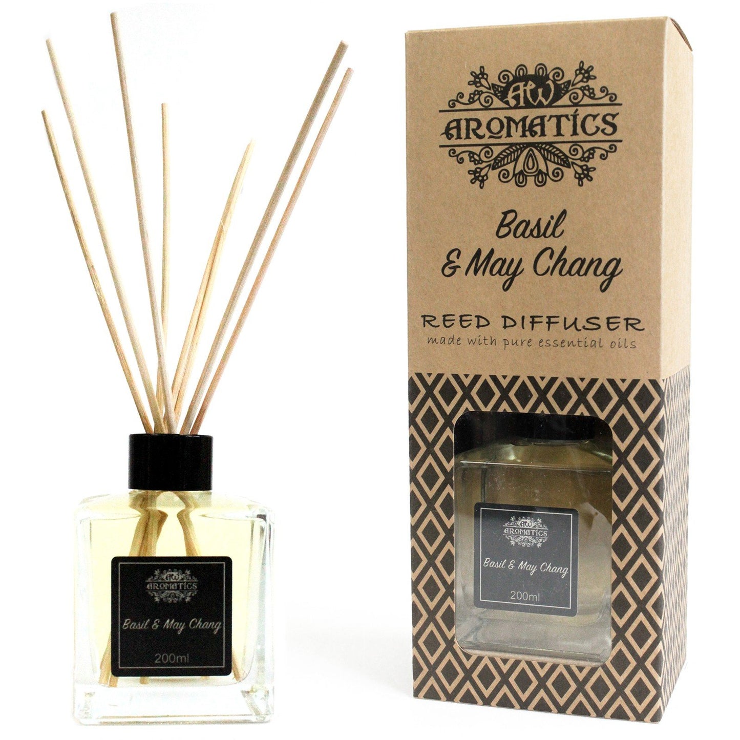 200ml Essential Oil Diffuser with Basil & Maychang | #product_category# - OneRoofGifts