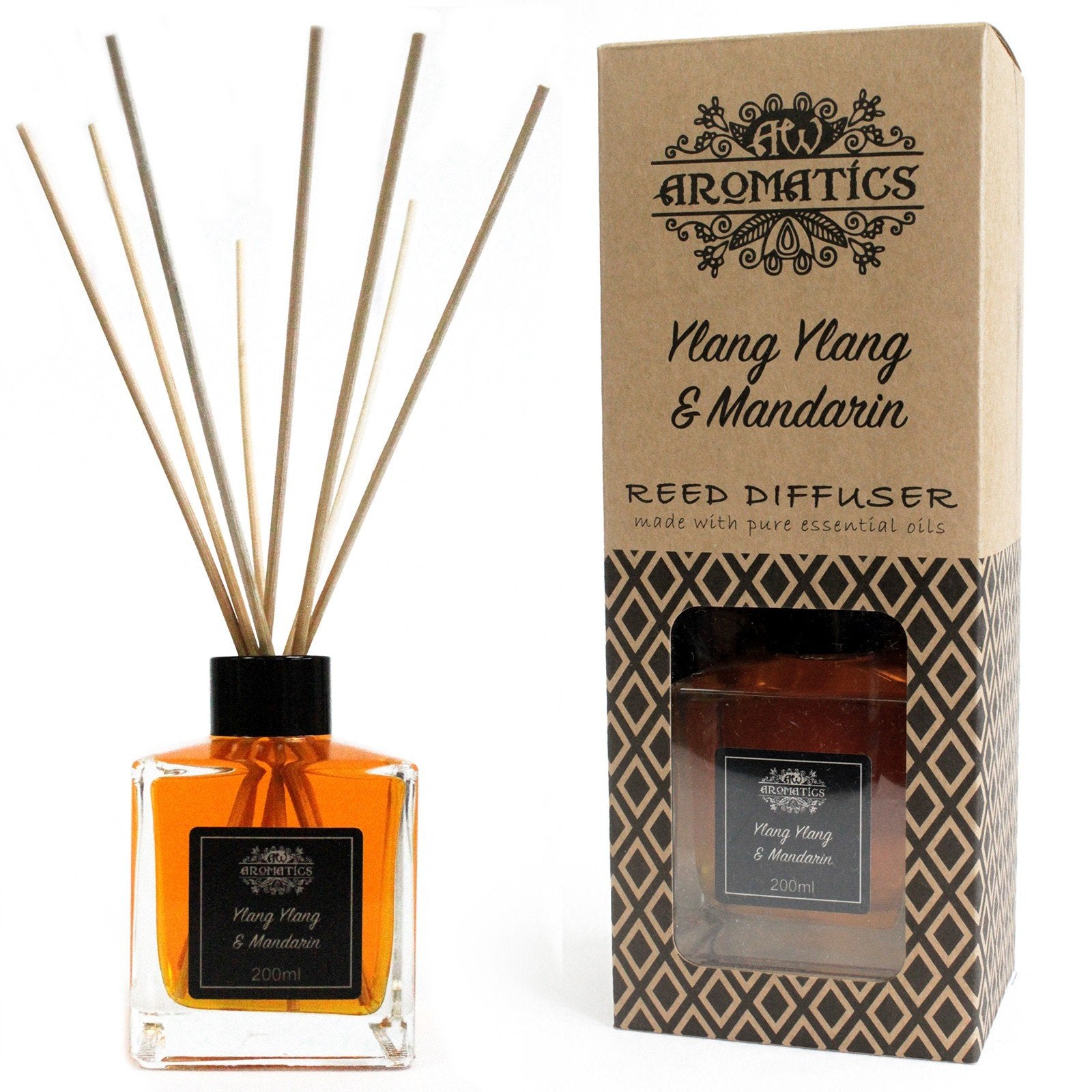 200ml Essential Oil Diffuser, Ylang Ylang and Mandarin | #product_category# - OneRoofGifts