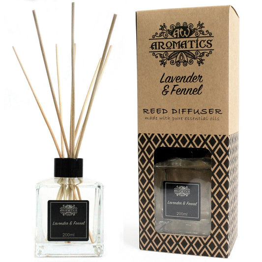 200ml Reed Diffuser with Lavender and Fennel Essential Oil | #product_category# - OneRoofGifts