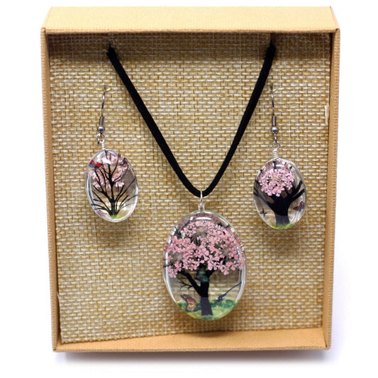 Tree of Life Pressed Flower Art Set - Pink | #product_category# - OneRoofGifts