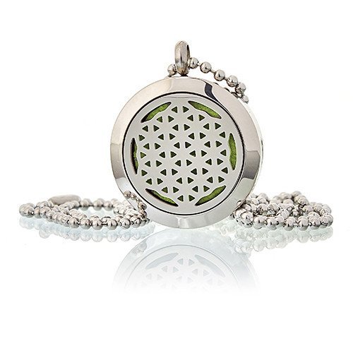 25mm Aromatherapy Diffuser Necklace - Flower of Life Design | #product_category# - OneRoofGifts