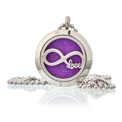 25mm Infinity Love Aromatherapy Diffuser Necklace | #product_category# - OneRoofGifts